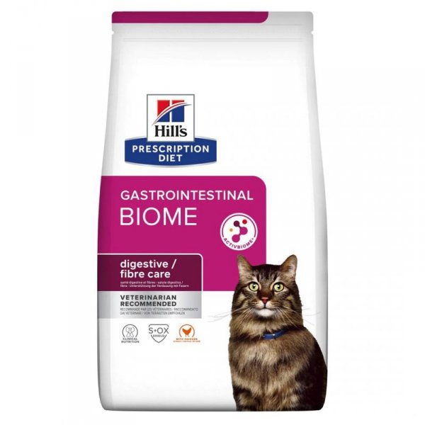 HILL&#039;S Feline Digestive fibre care Gastrointestinal Biome - sucha karma dla kota - 3 kg