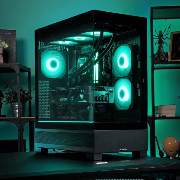 Komputer gamingowy Actina View 9900X 32GB 1TB RX9070XT 750W no OS