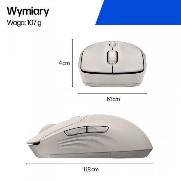 Mysz HP 400 Quiet Purple Wireless Mouse bezprzewodowa fioletowa AZ7B7AA