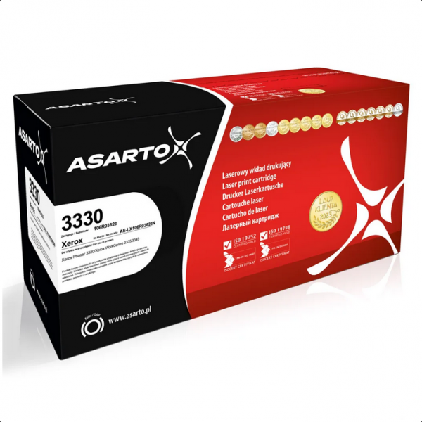 Toner Asarto do Xerox 3330N | 106R03623 | 15000 str. | black 3330 3335 3345