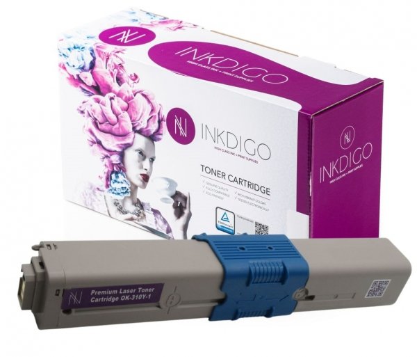 Toner INKDIGO do OKI C310 2K Yellow Oki C310dn C330dn C331dn MC351 MC352 MC361 MC362 44469704