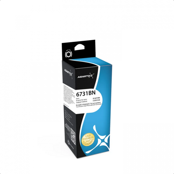 Tusz Asarto do Epson 6731BN | C13T67314A | 70ml | black L800