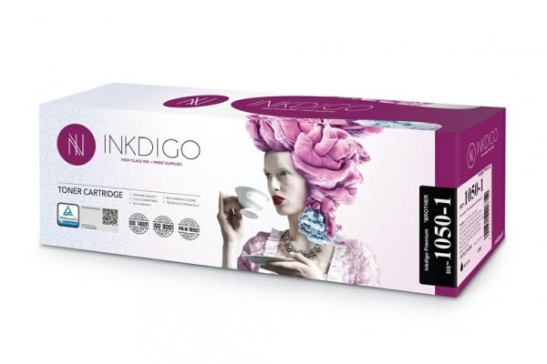 Toner INKDIGO do BROTHER TN1050  HL-1110E, HL-1112E, HL-1210WE DCP-1510E DCP-1512E DCP-1610WE MFC-1810E MFC-1910WE