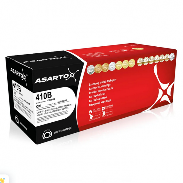Toner Asarto do Oki 410B | 43979102 | 3500 str. | black