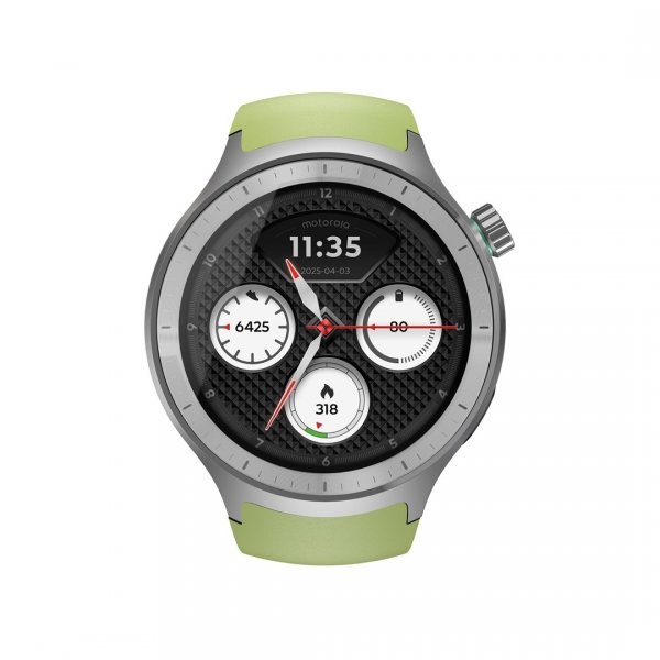 Motorola Moto Watch 512MB Silver_Stainless Steel + Herbal Garden_Silicone Silver