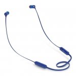 Słuchawki JBL T110BT (douszne, bezprzewodowe, z wbudowanym mikrofonem, niebieskie)
