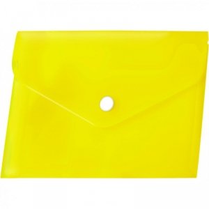 Koperta PP na zatrzask A5 żółta (12 szt.) BT610-Y TETIS