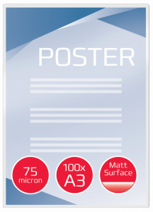 Folia do laminacji GBC Pouch A3 75Mic matt 100szt. 41660E