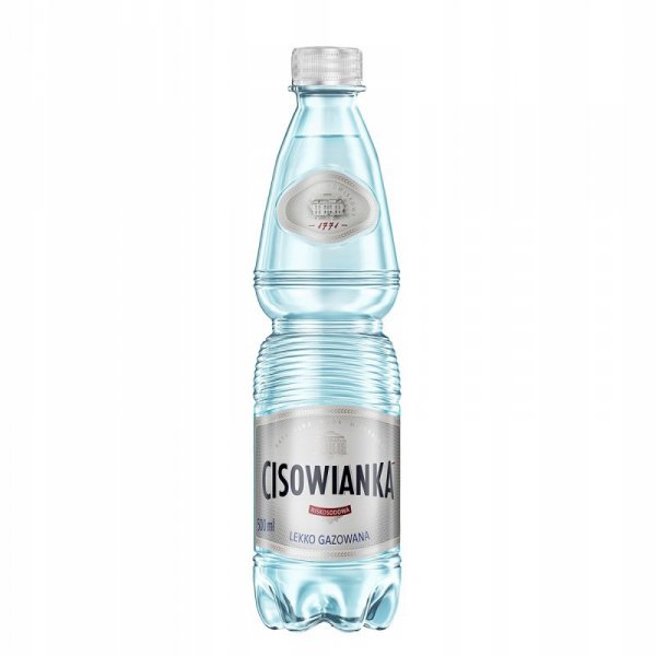 Woda mineralna CISOWIANKA 0.5L (12szt) lekko gazowana z kaucją