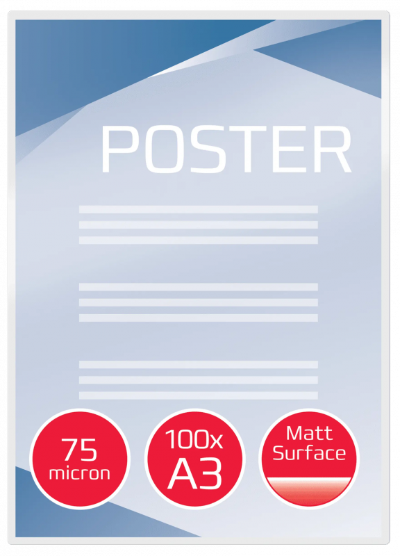 Folia do laminacji GBC Pouch A3 75Mic matt 100szt. 41660E