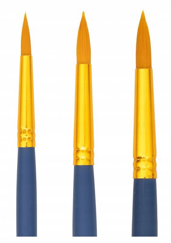 Zestaw pędzli nylonowych ASTRAPEN Art&Hobby 3szt. 315024010