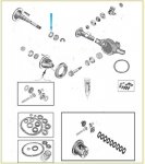 Uszczelniacz Półosi tylnej 4856336 Jeep Cherokee 90-01