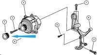 Koło pasowe alternatora - sprzęgło 5019860aa Grand Cherokee 3,1TD 