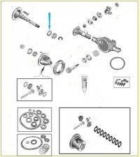 Uszczelniacz Półosi tylnej 4856336 Jeep Wrangler 90-06 