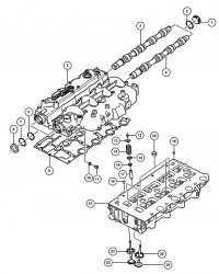 Gniazdo zaworu wydechowego 5066772AA Voyager 01-05 2,5 td 
