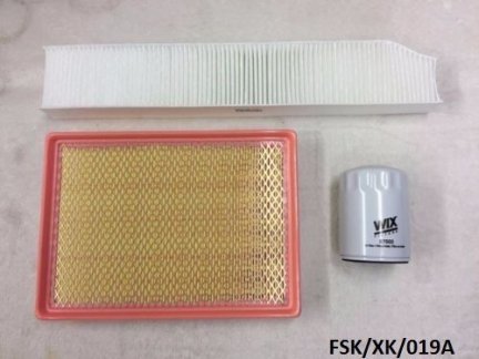 Air , Oil Filter & Cabin filter for Jeep Commander XK 3.7L 2009-2010 FSK/XK/019A