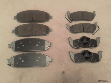 Front & Rear Brake Pads SET for Jeep Grand Cherokee WK 2005-2010 BBP/WK/004A