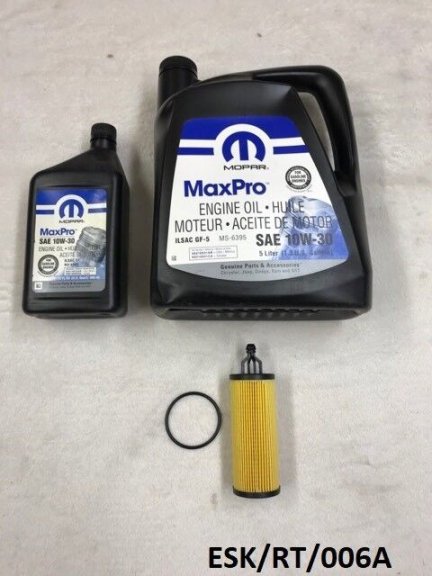 Engine Small Service KIT for Chrysler Voyager 3.6L 2014-2017 ESK/RT/006A 10W30