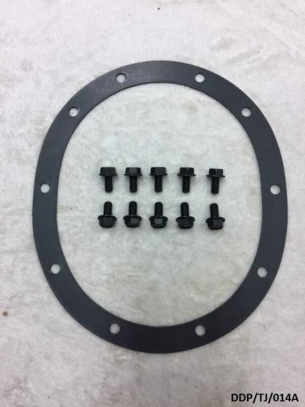 Rear Differential Cover Gasket & 10x Bolt for Jeep Wrangler 1987-2006 DDP/TJ/014