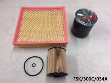 Air, Fuel & Oil Filter for Chrysler 300C 3.0CRD 2005-2012 FSK/300C/034A