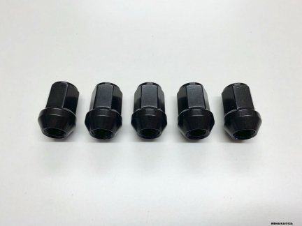 5 x Black Wheel Nut for Dodge Nitro KA 2007-2011 WBHA/KA/012A