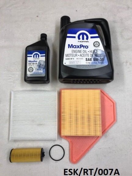 Engine Medium Service KIT for Chrysler Voyager 3.6L 2011-2013 ESK/RT/007A 5W30