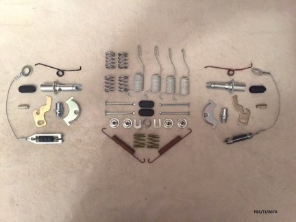 Rear Brake Shoes Large Repair KIT for Jeep Wrangler 1990-2006  9 PBS/TJ/007A