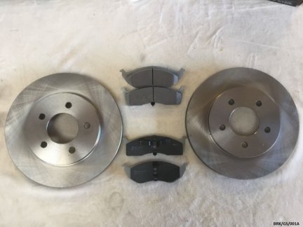 Front Brake Discs & brake Pads for Chrysler Grand Voyager 1996-2000 BRK/GS/001A