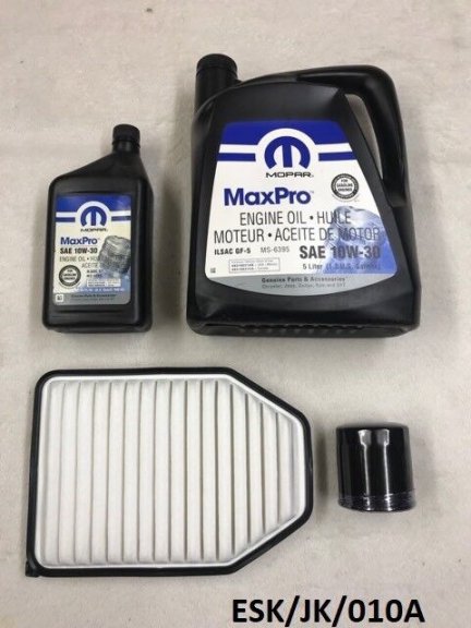 Engine Medium Service KIT for Jeep Wrangler JK 3.8L 2007-2011 ESK/JK/010A 10W30
