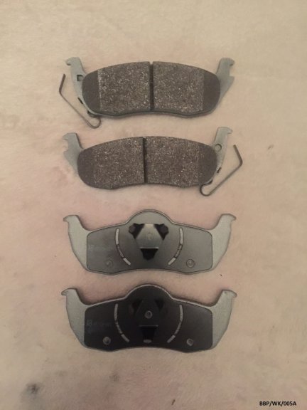 Rear Brake Pads SET for Jeep Grand Cherokee WK 2005-2010 BBP/WK/005A