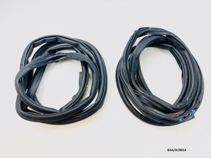 2x Front Door Strip Seal Weatherstrip for Jeep Wrangler JK 2007-2018 BAA/JK/001A