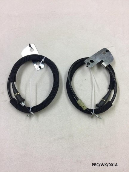 2 x Rear Parking Brake Cable for Jeep Grand Cherokee WK 2005-2010 PBC/WK/001A