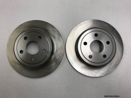 2 x Rear Brake Disc for Jeep Grand Cherokee WK2 2011-2018 BBD/WK2/005A SOLID