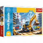 Puzzle 60 Traktor koparko ładowarka 17406