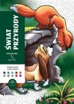 Świat przyrody. Disney. Zagadkowe rysunki. Kolorowanka antystresowa. Art therapy