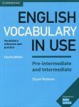 English Vocabulary in Use Pre-intermediate and Intermediate 4Ed with answers