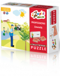 zZuple. Professions. Dwustronne puzzle do nauki języka angielskiego: Zawody