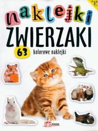 Naklejki Zwierzaki 63 kolorowe naklejki 