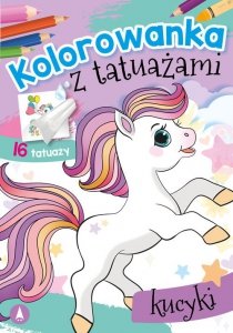 Kolorowanka z tatuażami Kucyki