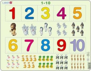 Układanka Liczymy 1-10  10 elementów