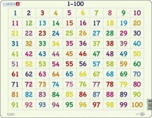 Układanka Liczymy 1-100 100 elementów