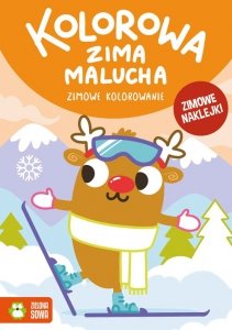 Kolorowa zima malucha Zimowe kolorowanie