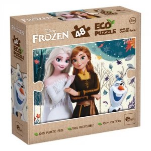 Puzzle Eco 48 Dwustronne Disney Frozen