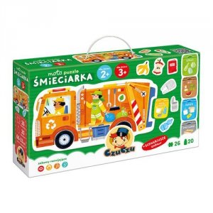 CzuCzu Moto puzzle Śmieciarka