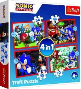 Puzzle 4w1 Przygody Sonica