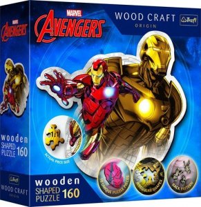 Puzzle drewniane Avengers Odważny Iron Man 160