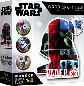 Puzzle Drewniane Konturowe - Darth Vader 160