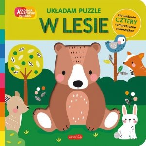 W lesie Akademia mądrego dziecka Układam puzzle