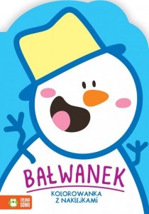 Bałwanek. Zimowe kolorowanie