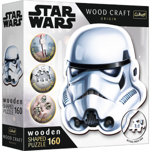 Puzzle 160 drewniane konturowe Hełm Szturmowca Star Wars 20188